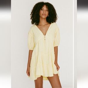 Sabo Skirt Tarelle Mini Dress Buttercup Size 2